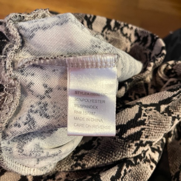 Python Print Dress Pants - Picture 2 of 3